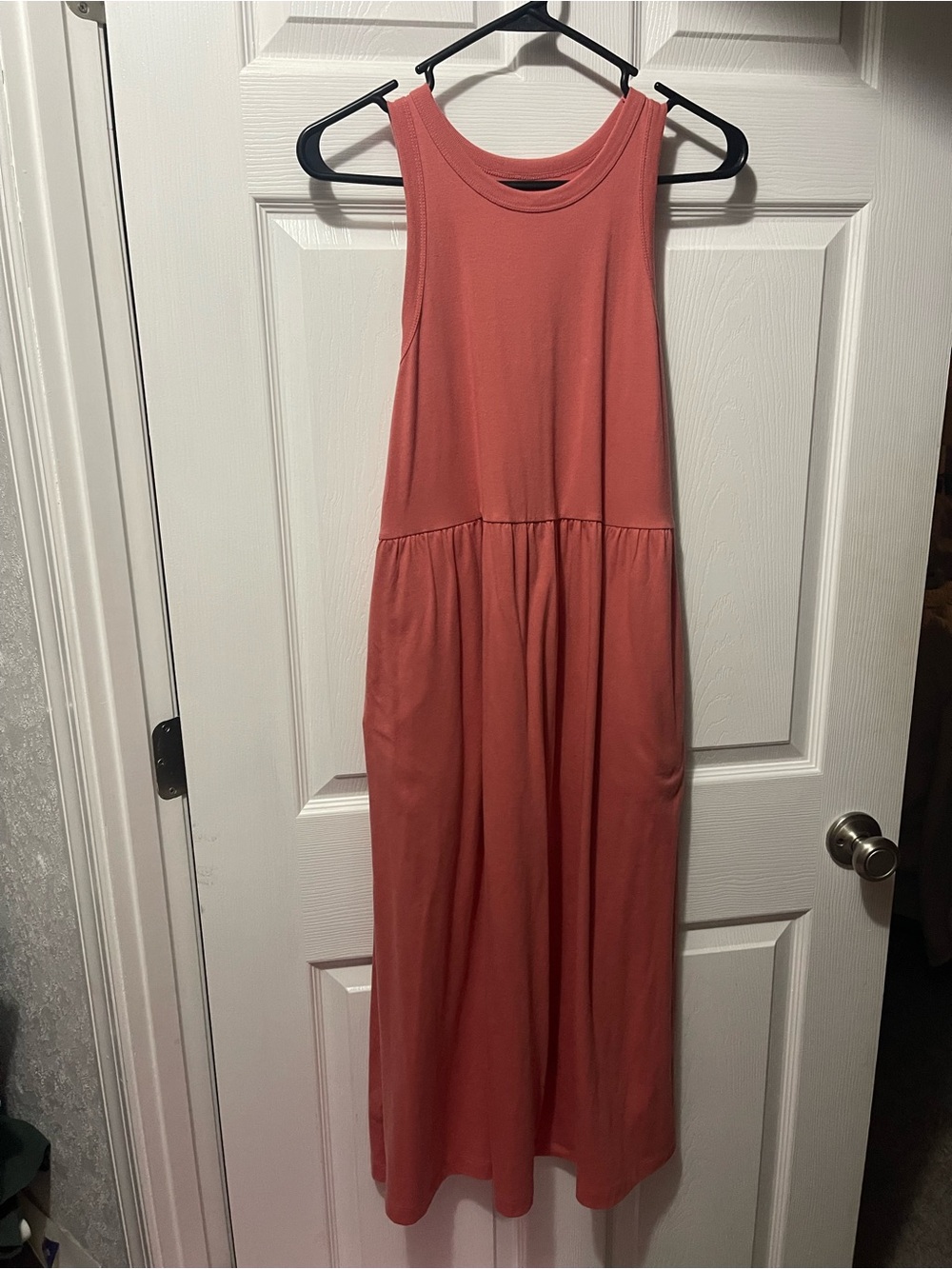 Target Coral Sleeveless Maxi Dress
